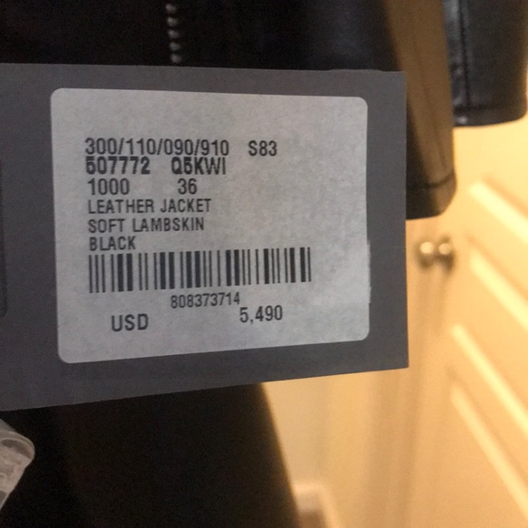 Leather jacket (Black) - Picture 2 of 4